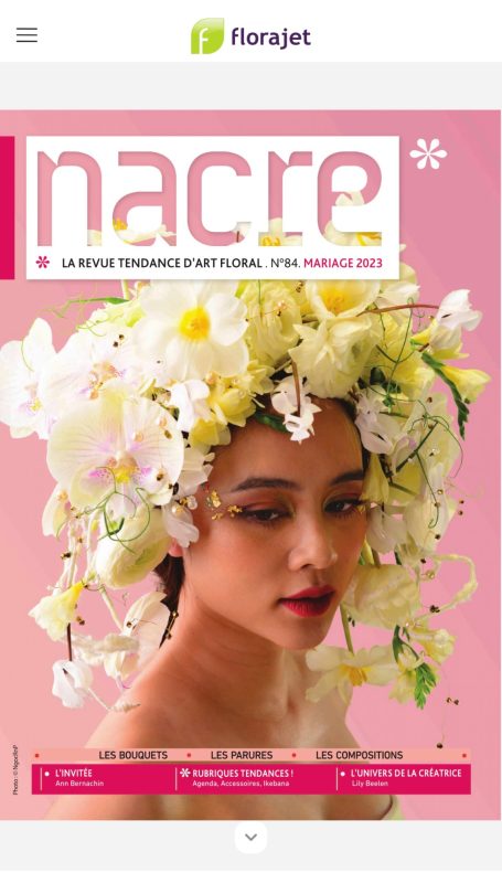 MAI VAN Thai Thomas magazine Nacre art floral professionnel Magazine Nacre art floral ikebana MAI VAN Thai Thomas contributions intérieures
