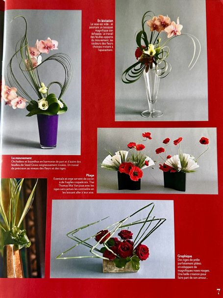 MAI VAN Thai Thomas création ikebana compositions florales Composition d'art floral MAI VAN Thai Thomas créations florales artiste