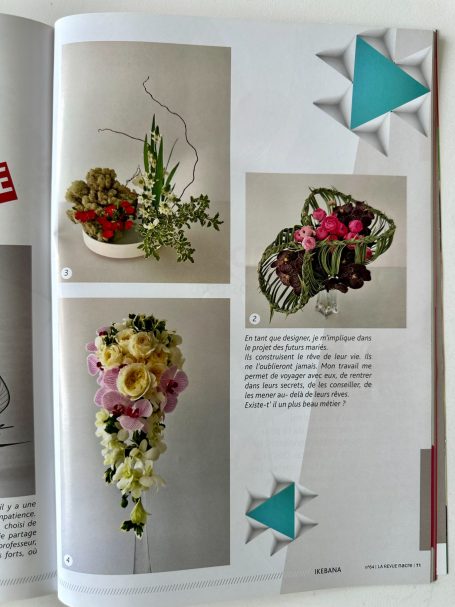 MAI VAN Thai Thomas 3 compositions florales Magazine Nacre Créations florales MAI VAN Thai Thomas Magazine Nacre techniques florales
